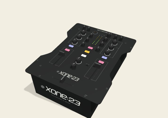 Allen & Heath Xone:23, reconstitution 3D Pacto