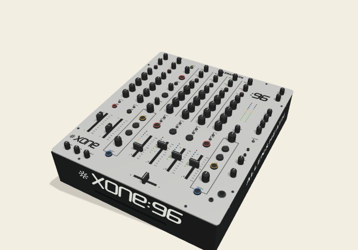 Allen & Heath Xone:96, reconstitution 3D Pacto